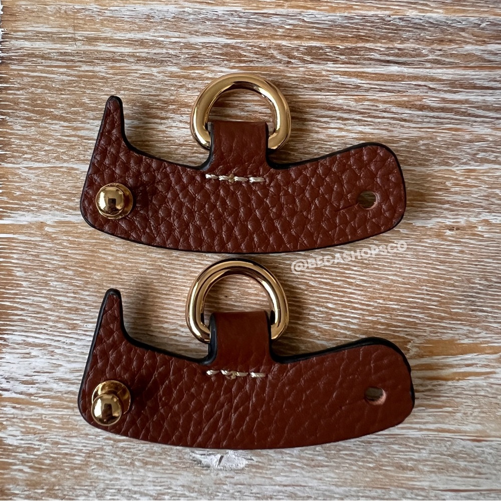 Crossbody Bag Accessories Genuine Leather Strap Hang Buckle For Longchamp - Picture 8 of 8